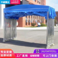 无锡大型移动仓库推拉蓬停车遮阳棚宵夜大排档烧烤帐篷活动伸缩式雨棚